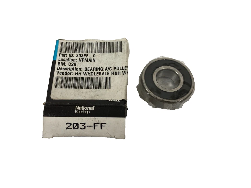 Polea de aire acondicionado National Bearings número de pieza # 203-FF Foto 3 de 4