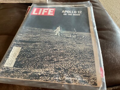 LIFE MAGAZINE DECEMBER 12 th, 1969, APOLLO 12 on moon, NEIL ARMSTRONG, VERY GOOD