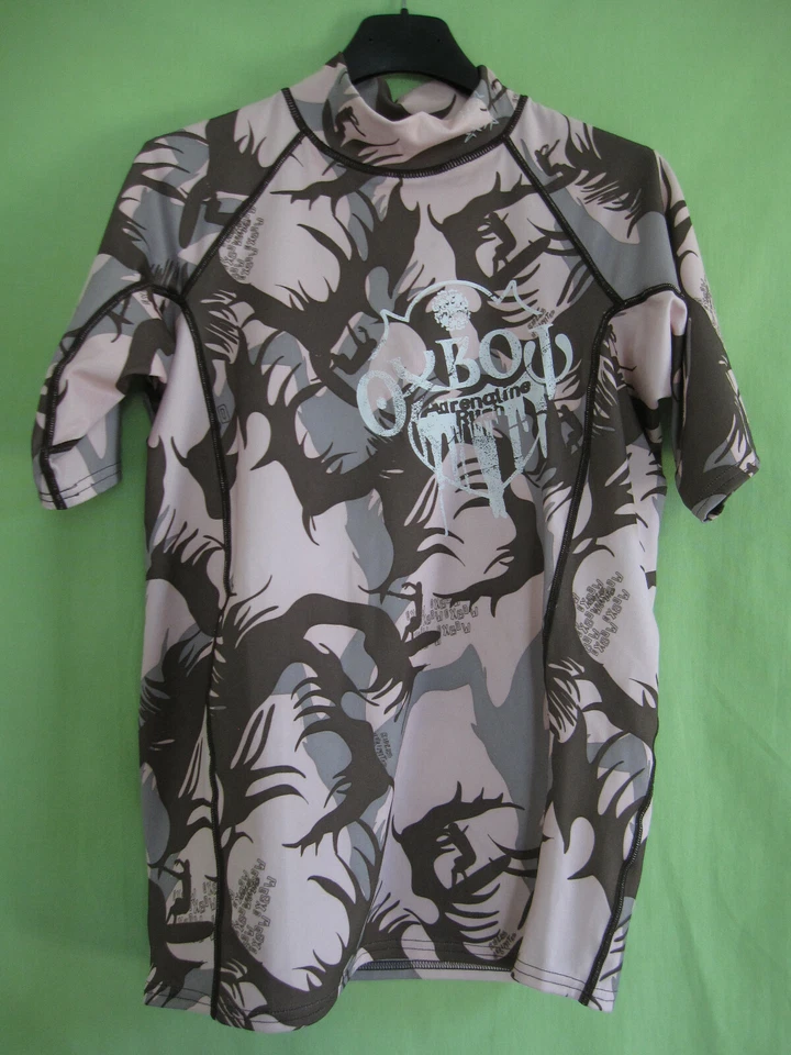 Maillot Riders Oxbow bodyboard Tee Shirt Kite Femme Plage Polyester - L - Photo 1/4