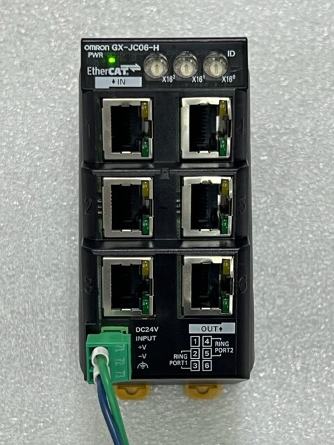 Omron GX-JC06-H EtherCAT Switch Junction Slave Module 24VDC Omron GX-JC06-H EtherCAT Switch Junction Slave Module 24VDC