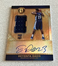 2016-17 Panini Gold Standard RC Auto #230 Deyonta Davis Grizzlies /199