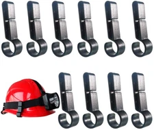 10 Pcs Helmet Clips for Headlamp Hook,Headlamp ,hard hat Light Clip, Heavy Clips