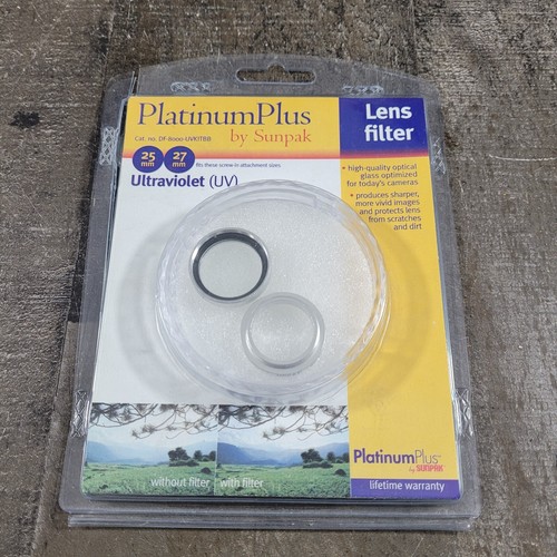 SUNPAK PLATINUM PLUS UV FILTER 25MM 27MM 25-27 mm DF-8000 - Picture 3 of 4