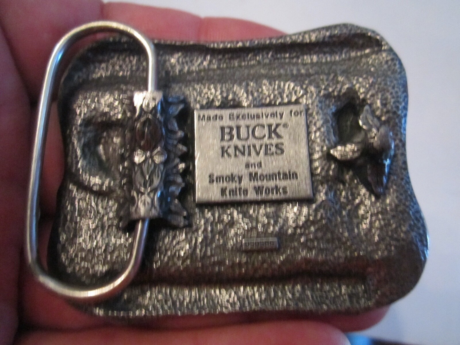BUCK KNIVES LIMITED EDITION BELT BUCKLE 2 3/4" X 2 … Gem