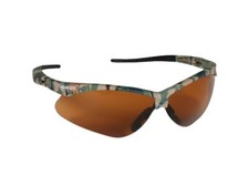 KLEENGUARD Safety Glasses 19644 Bronze Lens Scratch-Resistant ,Neck cord