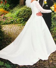 Gorgeous corset wedding dress with lace size 38/40 wedding dress