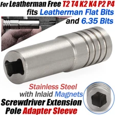 For Leatherman Free P2 P4 T2 T4 K2 K4 Screwdriver Extension Pole Adapter Sleeve