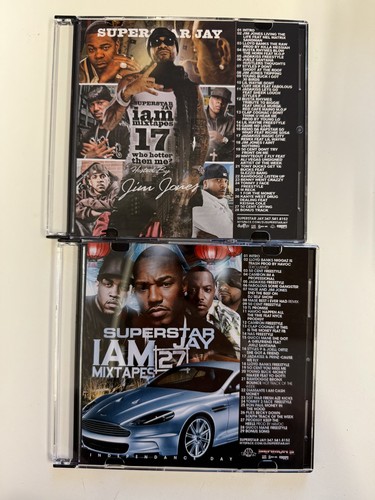2X DJ SUPERSTAR JAY I AM MIXTAPES NYC HIP HOP MIXTAPE MIX CD LOT