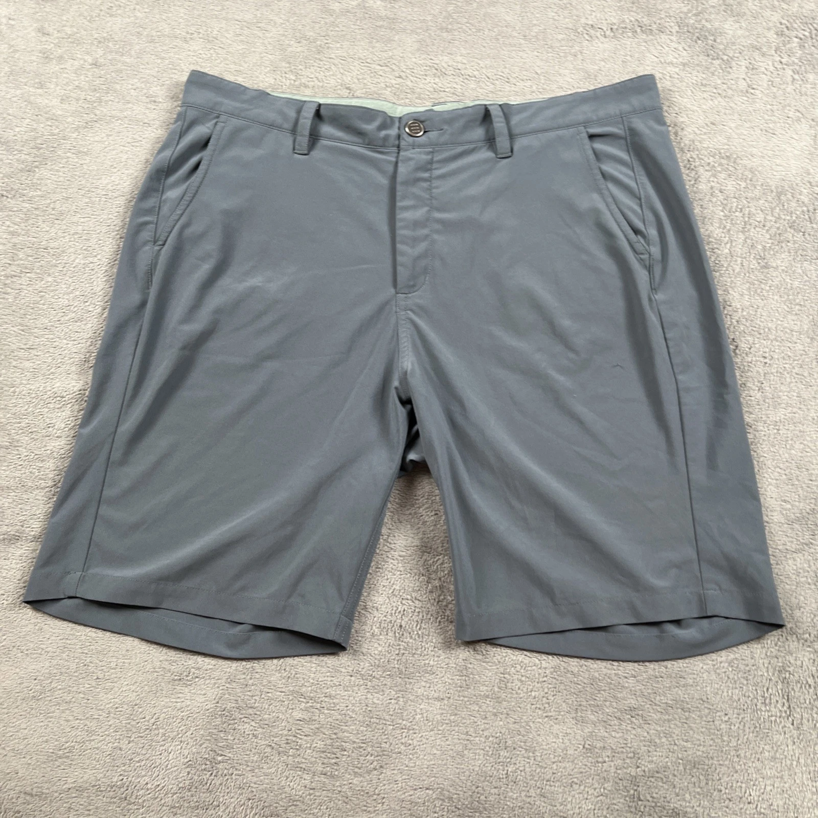 Free Fly Shorts Mens 37 Blue Performance Fishing Golf Chino Resort Casual Hike