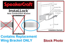 SpeakerCraft InstaLLock AIM LCR Series Construction WING ONLY replacement parts
