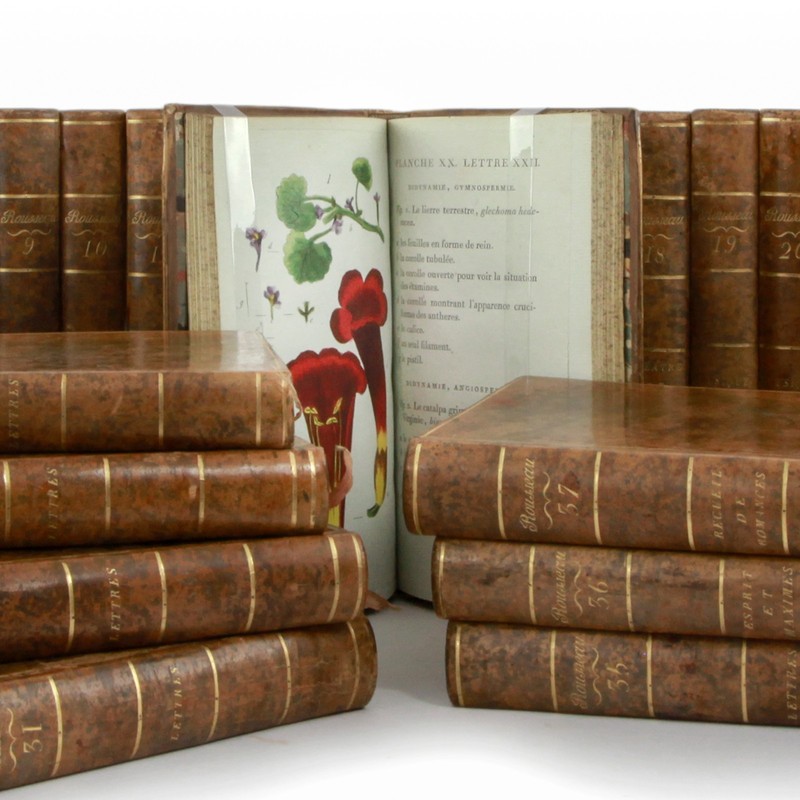 Jean-Jacques Rousseau, Œuvres complètes, 39 volumes, 1788