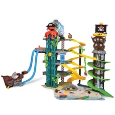 Adventure Force Pirate Garage Multi-Level Trackset with Die-cast Play Vehicles