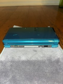 Nintendo 3DS Aqua Blue System w/ Pokemon Alpha Sapphire TESTED 64GB SD + Charger