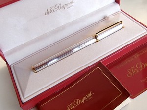 S.T. Dupont Montparnasse Ballpoint (Rollerball) Pen Silver Plated