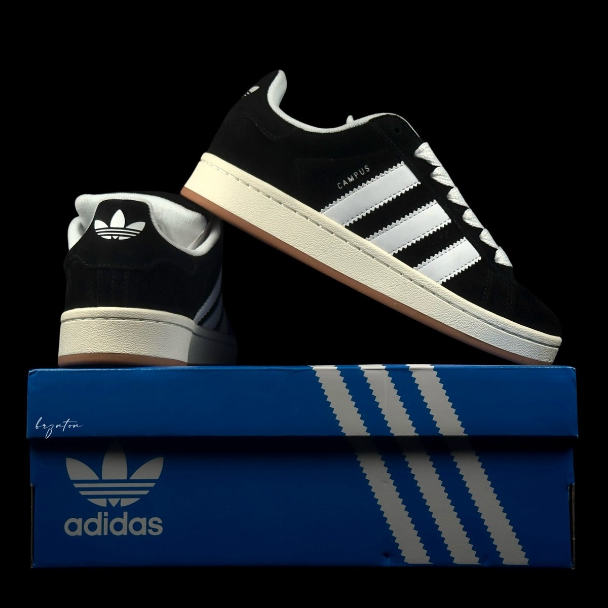 Size 10 Adidas Campus 00s Core Black Gum for sale online