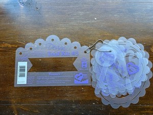 HOTP Design Tool Kit #5, Plastic Templates for Paper Crafting Decorative Shapes