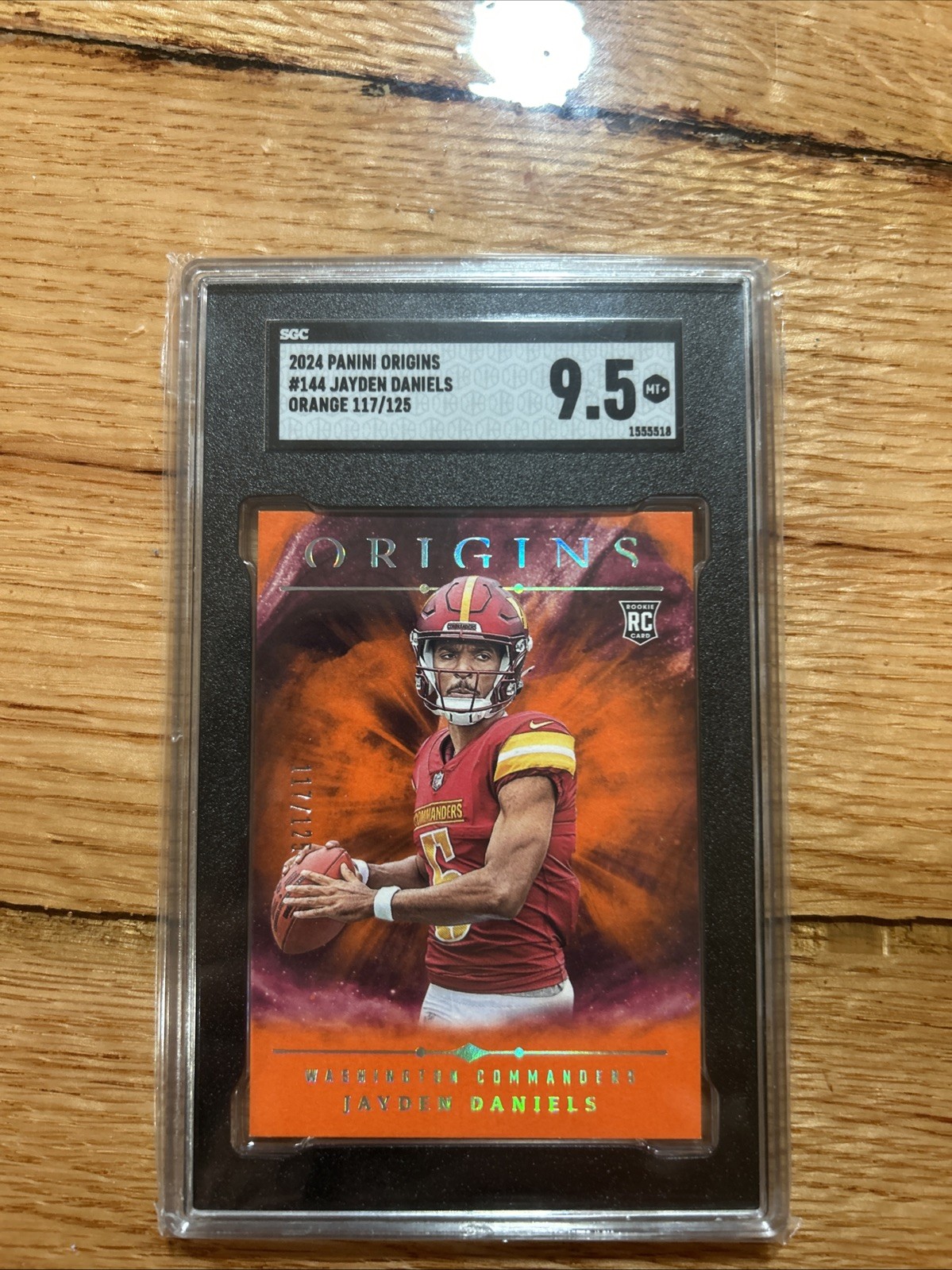 2024 Panini Origins - Rookies Jayden Daniels #144 Orange /125 (RC)