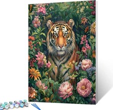 Tiger Paint 16 apos; apos;x20 apos; apos; Without Frame , Artwork-06
