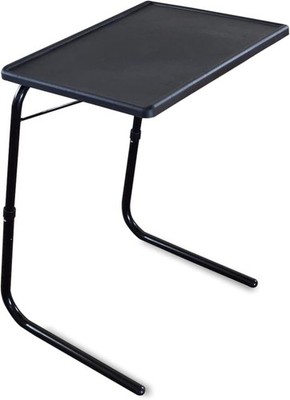 Tragbarer Klapptisch Mate Schwarz Verstellbar Klappbar Schreibtisch Laptop TV Arbeitszimmer Tisch