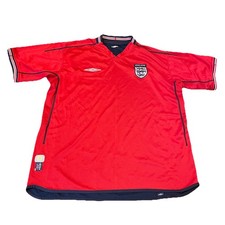 Vintage Umbro England Football Shirt 2004 Away Kit Reversible Top Men's XL