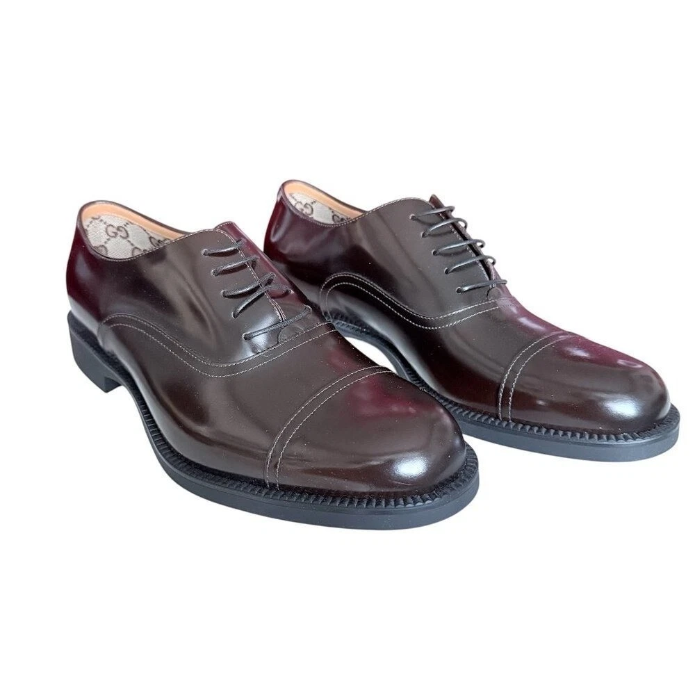 Gucci Leather Upper Brown Dress Shoes for Men for sale | eBay display picture 1