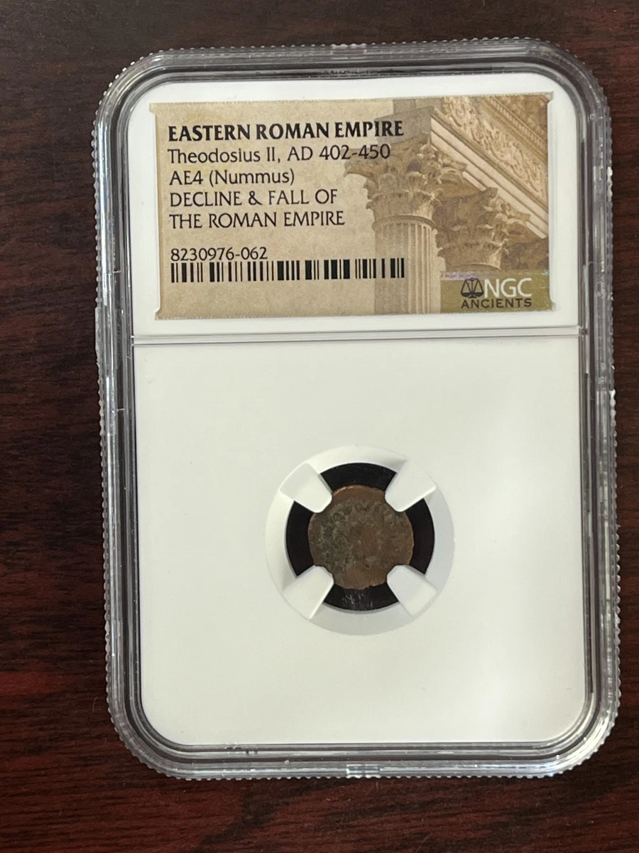 Theodosius II NGC Certified Roman Imperial Coins (27 BC-476 AD
