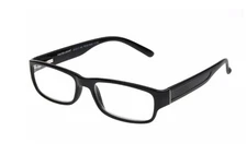 Foster Grant Carbon Fiber Rocket Reading Glasses Black Retro Frame Readers