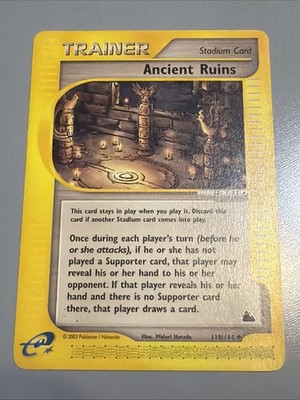 Skyridge Ancient Ruins 119/144 Pokemon Vintage