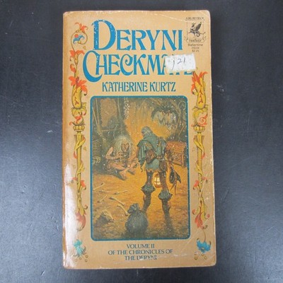Deryni Checkmate Katherine Kurtz 1981 8th Printing Fantasy Ballantine PB