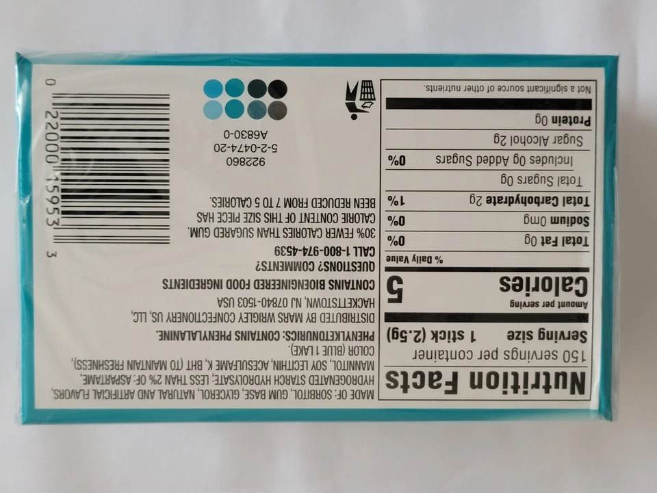 Paquetes de goma de mascar Polar Ice EXTRA, goma sin azúcar a granel para aliento fresco Foto 2 de 4