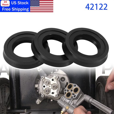 #ad 42122 High Pressure Washer Pump Water Seal 3 Kit with Pool Pressure Washer Pumps $9.80