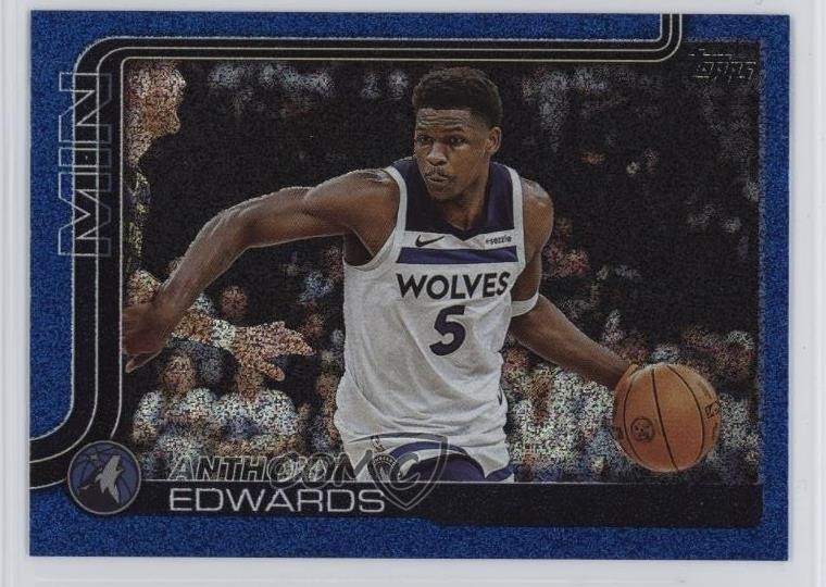 2025-26 Topps Blue Sandglitter Anthony Edwards #108 1l2