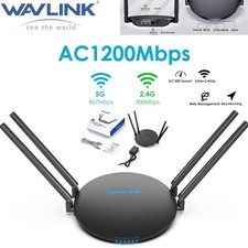 Wavlink WiFi Router 1200Mbps Internet Router WIFI 5 Access Point WPS 2 LAN 1 WAN