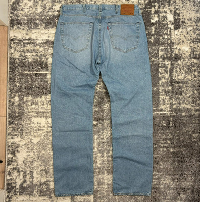 LEVIS 501 Herren Jeans Hose W38 L34 Regular Straight Blau Denim