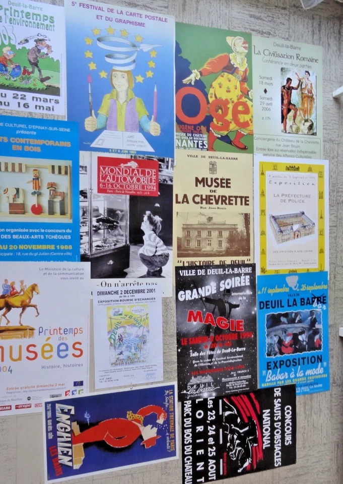 Lot 90 Affiches Publicitaires Musées, Acteurs, Religieuses, Expositions Diverses - Photo 3/4