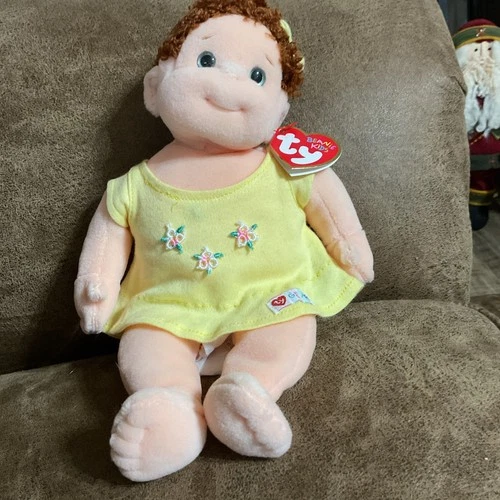 Vintage Ty Beanie Kid Curly The Girlie Retired And Rare With Tag Errors