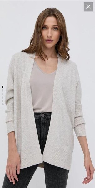 Women Closed Sweater Grey Cashmere 36 / S / 44