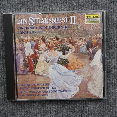 Ein Straussfest II CD Cincinnati Pops Orchestra Erich Kunzel Telarc Classical Wa