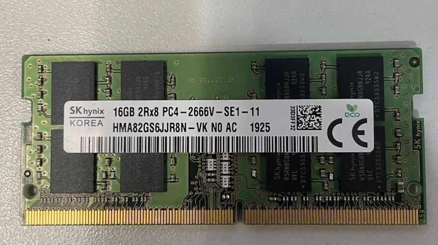 PC4-21300 (DDR4-2666) Bus Speed SO-DIMM Computer Memory (RAM) 16