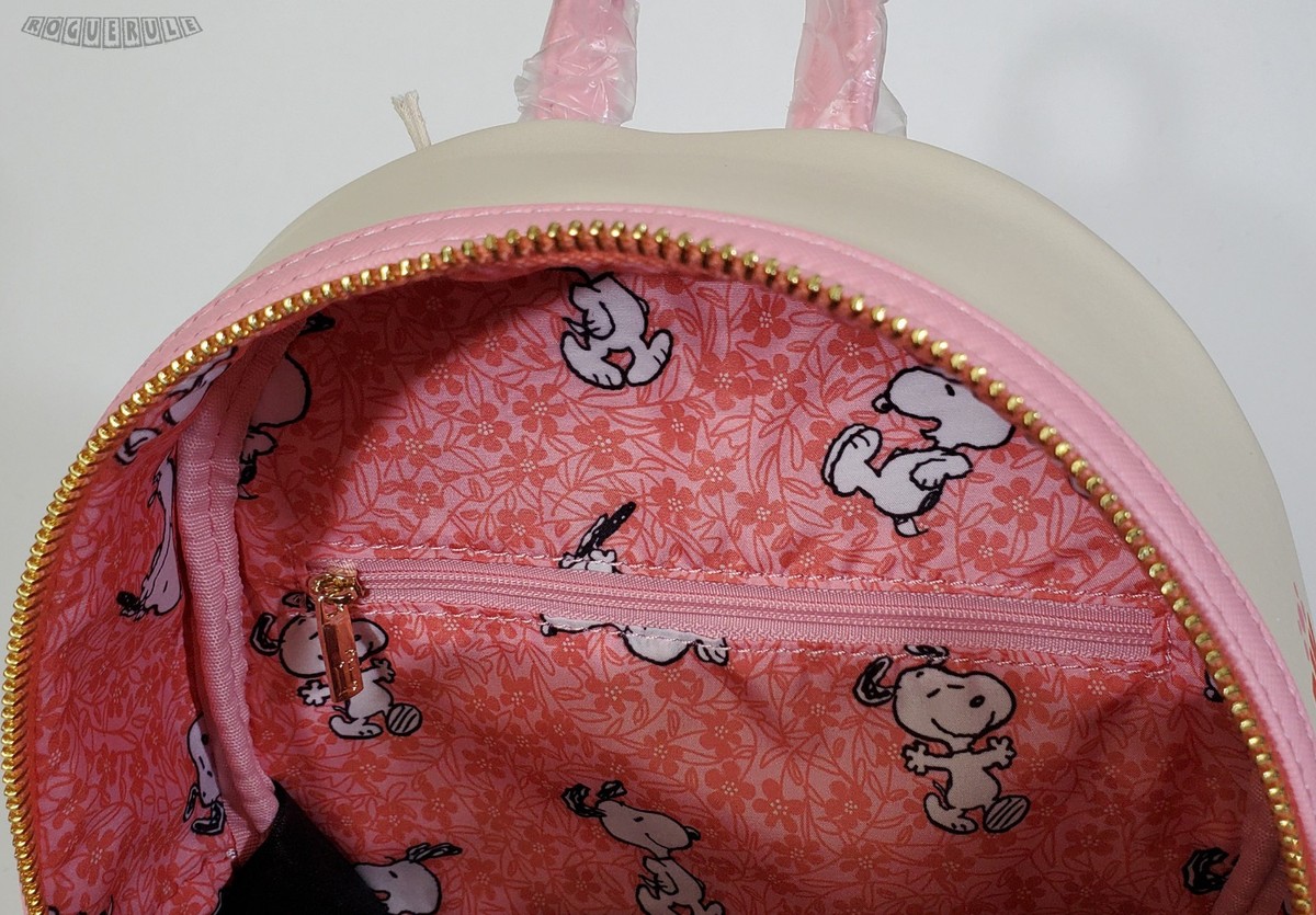 ?Loungefly Peanuts Snoopy Doghouse Floral Mini Backpack  display picture 2
