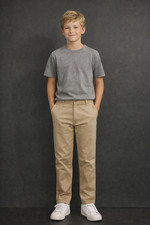 Nautica Youth Boy's Soft Stretch Adjustable Waistband School Uniform Pant