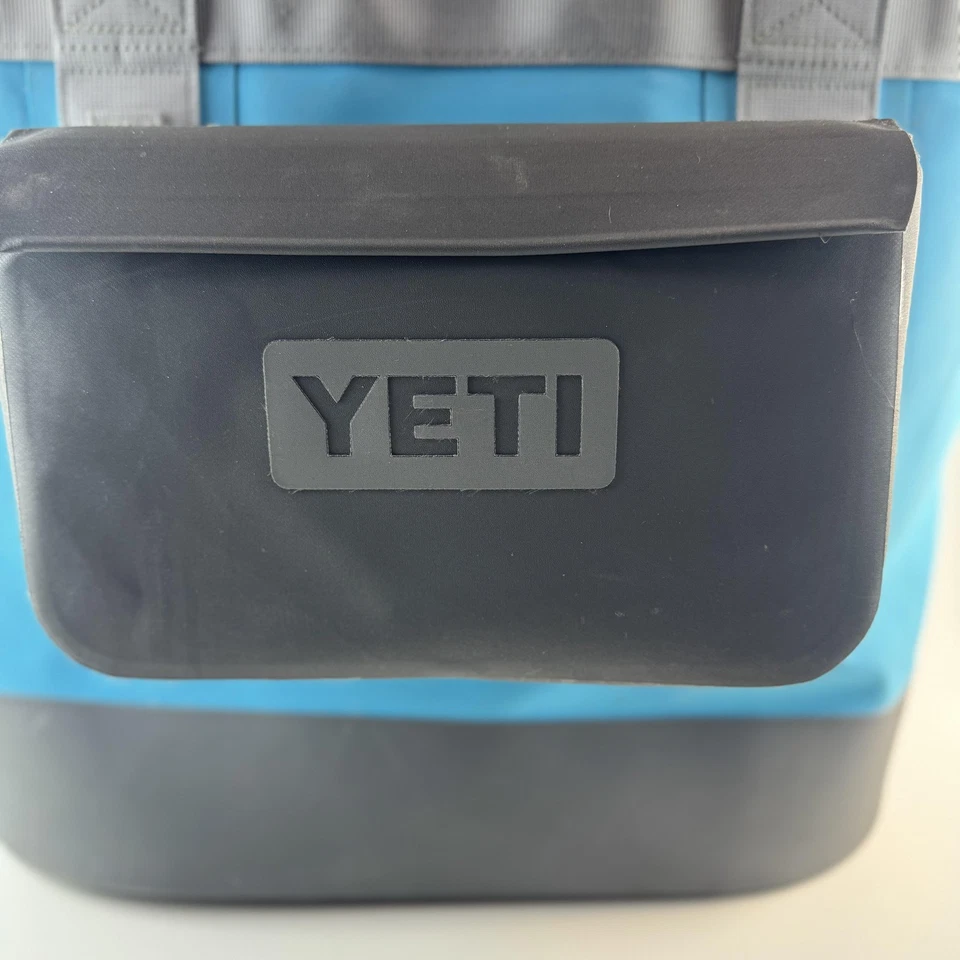 YETI Camino 35 Carryall Waterproof Tote Bag Blue Gray w/ SideKick Dry Gear Case - Image 2 of 4