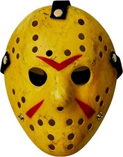 Halloween Horror Hockey Mask Scary Full Face Cosplay Costume Prop Adult Dress Up