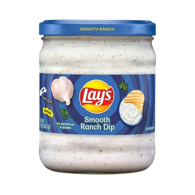 Tangy Buttermilk Ranch Dip spread smooth creamy 15 oz Jar......