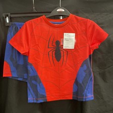Spider-Man Costume PJs Shirt  Short Set for Kids Size 4