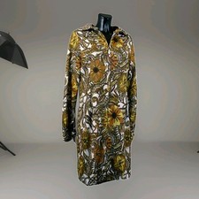 VINTAGE pure70 woman chemisier "bag line" sunflowers print sartorial product 12