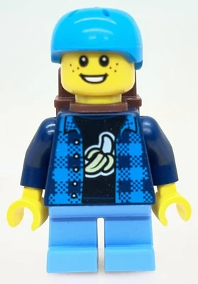LEGO ® Town City  Minifigur Skateboarder - Boy mit Rucksack Set 30588 - cty1332 - Bild 1 von 4