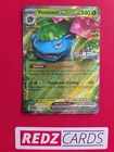 Venusaur Ex 1/142 SCR STAMPED Stellar Crown Promo Pokemon Card NM
