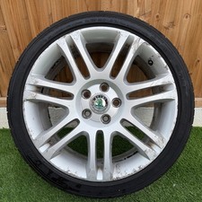 SKODA SUPERB MK2 18" THEMISTO ALLOY WHEEL 3T0601025E 7.5Jx18 ET46 Tyre 4 mm❗️