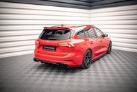 Maxton Design Diffusor Flaps V.8 Passend FüR Ford Focus Kombi ST Mk4 Schwarz Hoc